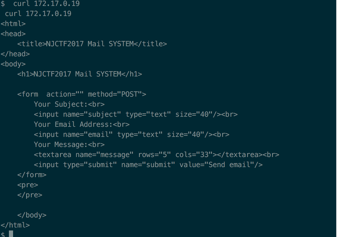 mailsystem